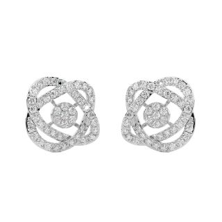 Astra Round Diamond Stud Earrings